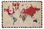 Alighiero Boetti Mappa del Mondo, Courtesy Collection Agnès b PLUMEVOYAGE @plumevoyagemagazine