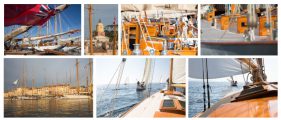 Le port de Saint-Tropez concentre les plus beaux voiliers anciens tous les premiers week-ends d'octobre. PLUMEVOYAGE @plumevoyagemagazine © DR