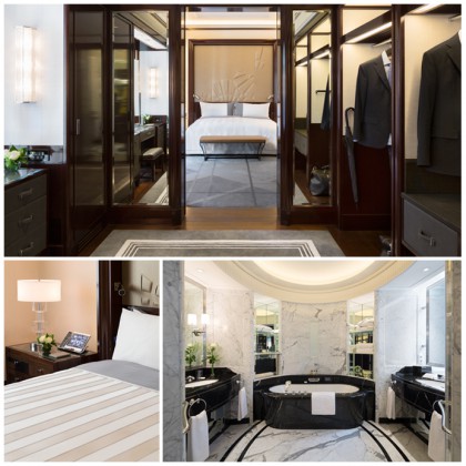 Photo 1: Deluxe Suite, Courtesy of The Peninsula Hotel Paris. Photo 2: Superior Suite, Courtesy of The Peninsula Hotel Paris. Photo 3: Deluxe Suite Bathroom, Courtesy of The Peninsula Hotel Paris.
