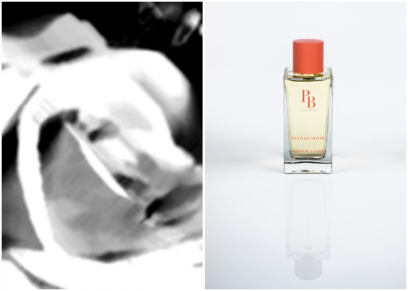 Photo 1 : Inspiration d’Insouciante, Photo 2 : Insouciante. © Parfums de Bastide
