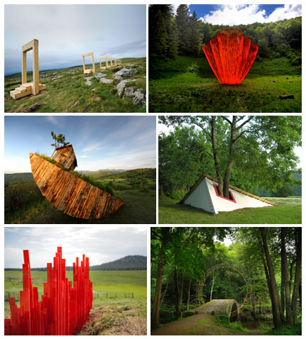 Festival Horizons Arts Nature en Sancy, Selection Photos 2009 à 2013 éditions, © Ludovic Bischoff
