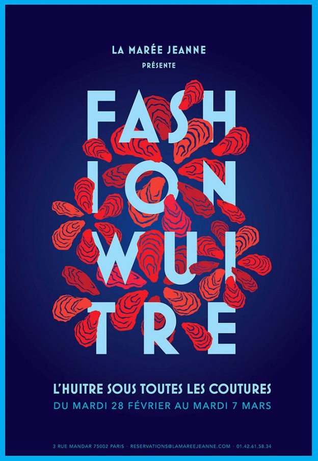 Fashion Wuitre - La Marée Jeanne. news parisiennes mars 2017 PLUMEVOYAGE @plumevoyagemagazine © DR