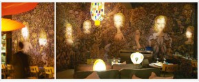 Restaurant Miss Ko avenue Georges V, Paris : décor imaginé par Philippe Starck ©MissKo