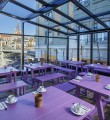 Hotel Swiss Wine Lausanne, salle panoramique. Breves de voyages mars 2016 PLUME VOYAGE. @plumevoyagemagazine © Hotel Swiss Wine Lausanne