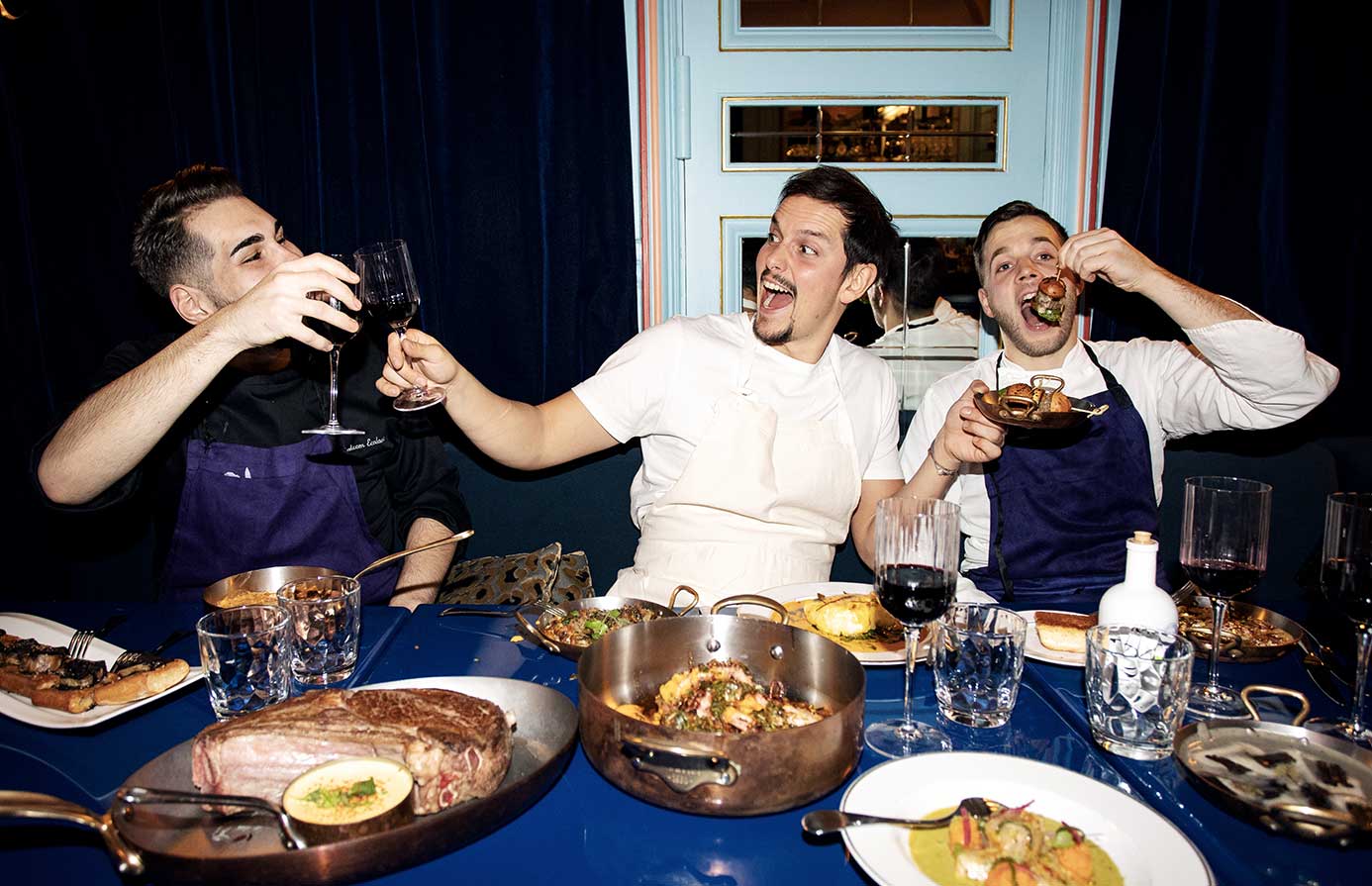 Juan Arbelaez & Adrien Garnier, Restaurant Froufrou, Paris. décembre 2019. Plume Voyage Magazine #plumevoyage @plumevoyagemagazine @plumevoyage © Benedetta Chiala