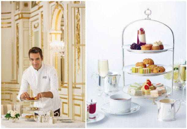Peninsula Paris, chef Laurent Poitevin. Le retour du tea-time février 2016 PLUME VOYAGE. @plumevoyagemagazine © DR