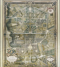 Plan général de la ville et chateau de Versailles © DR @Plume Voyage Magazine