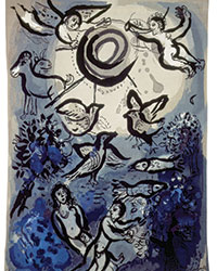 Marc Chagall, La création,1971 © Marc Chagall