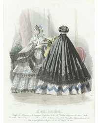 Les Modes Parisiennes 1858 © Etoffes des Magasins