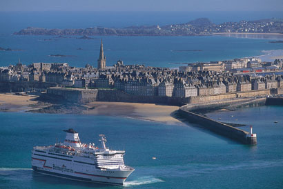 St Malo, Bretagne. Courtesy Brittany Ferries