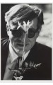 Andy Warhol with Flower, Scratching the Surface : Photographs by Dennis Hopper, Gagosian Gallery. Courtesy Gagosian Gallery