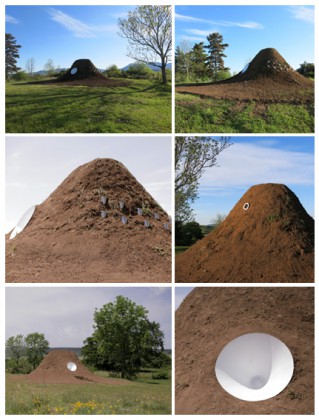 Horizons Arts Nature Festival in Sancy, Cry of the Earth by Gaëtan Robillard and Isabelle Daéron, © I Daéron & G Robillard