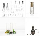 Image 1 & 2: Babel sketch & Table Lampe rechargeable LED par Noé Duchaufour Lawrance, Product 2, GAIA&GINO Image 3: SILUET, Play Range par PearsonLloyd, GAIA&GINO Image 4: Hookhayon par Jaime Hayon (noir), GAIA&GINO