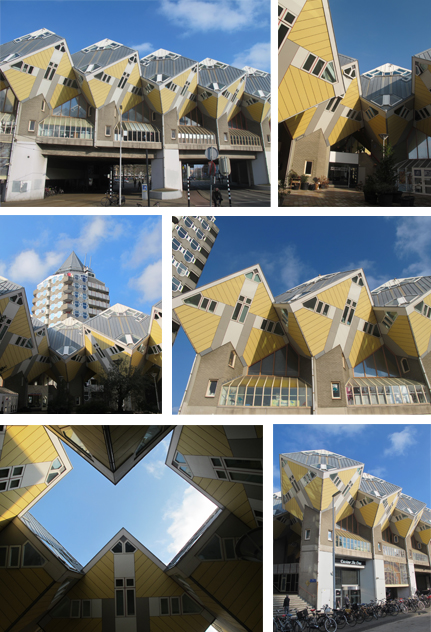 De haut en bas et de gauche à droite: Photos 1, 2, 3, 4, 5 et 6: Maisons Cubes © Ludovic Bischoff