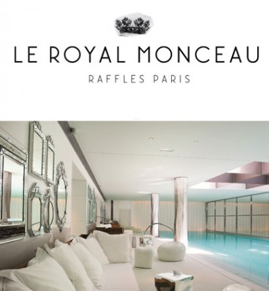Le Royal Monceau Raffles Paris spa. PLUME VOYAGE Magazine.